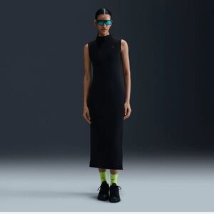 Nike Black Tech Fleece Sleeveless Dress